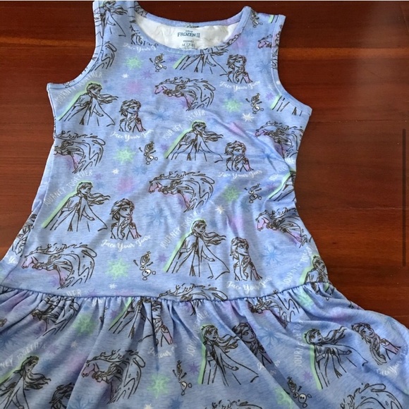 Disney Frozen Elsa Cute Soft Dress - Picture 4 of 5